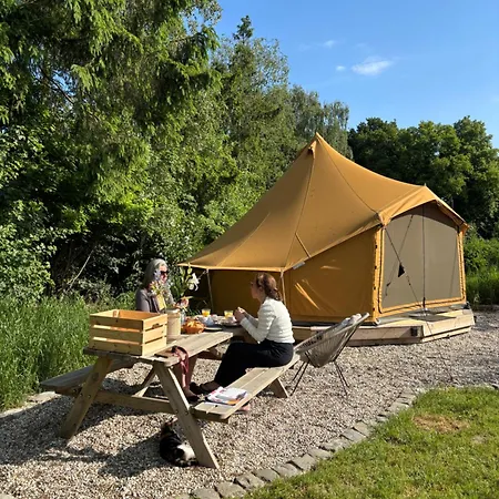 Campo de lujo Bell Tent In Voedselbos Nederweert-Eind